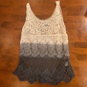 American Eagle ombré top size small